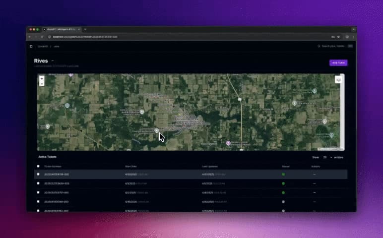 Quick811 Interactive Map Interface
